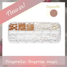 Load image into Gallery viewer, Nail Decoration Accessaries Style 4: Shinny Pearl Rhinestone Gold Leaves Shell
