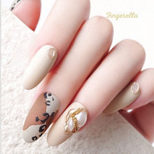 Load image into Gallery viewer, Nail Decoration Accessaries Style 4: Shinny Pearl Rhinestone Gold Leaves Shell
